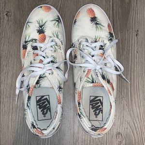 Women’s pineapple print vans